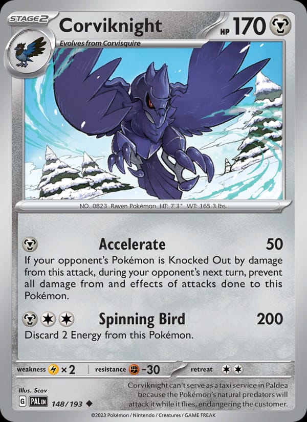 Corviknight #148 — Paldea Evolved