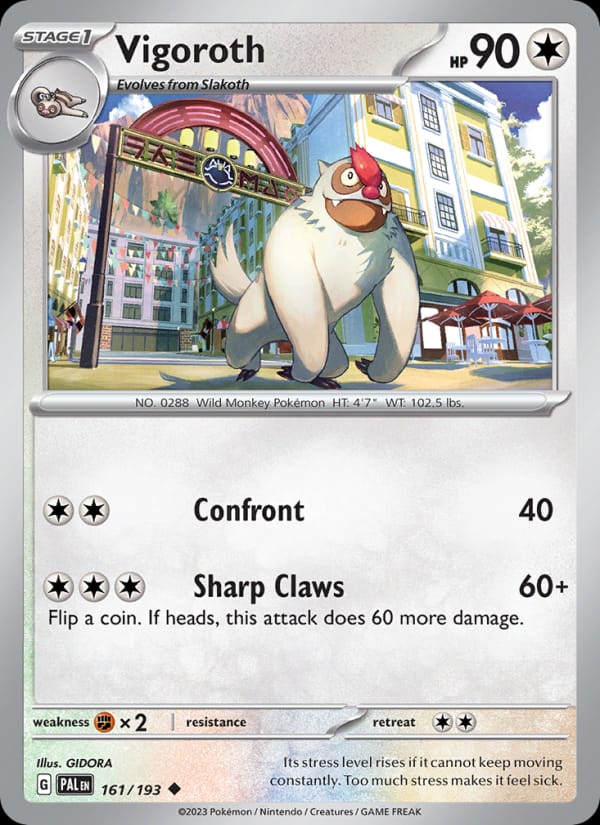 Vigoroth #161 — Paldea Evolved