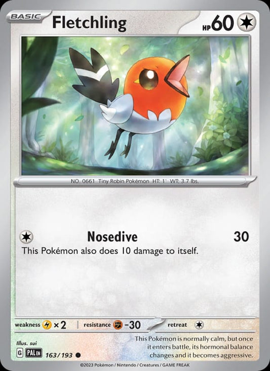 Fletchling #163 — Paldea Evolved