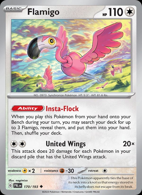 Flamigo #170 — Paldea Evolved