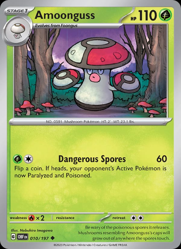 Amoonguss #010 — Obsidian Flames