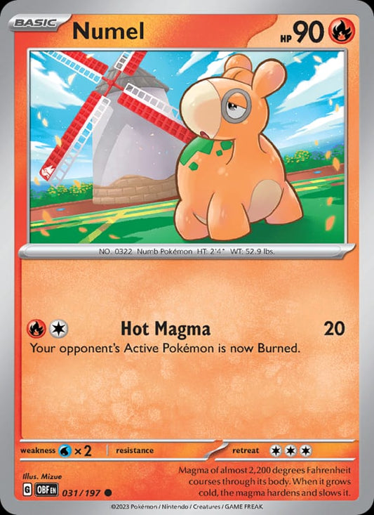Numel #031 — Obsidian Flames