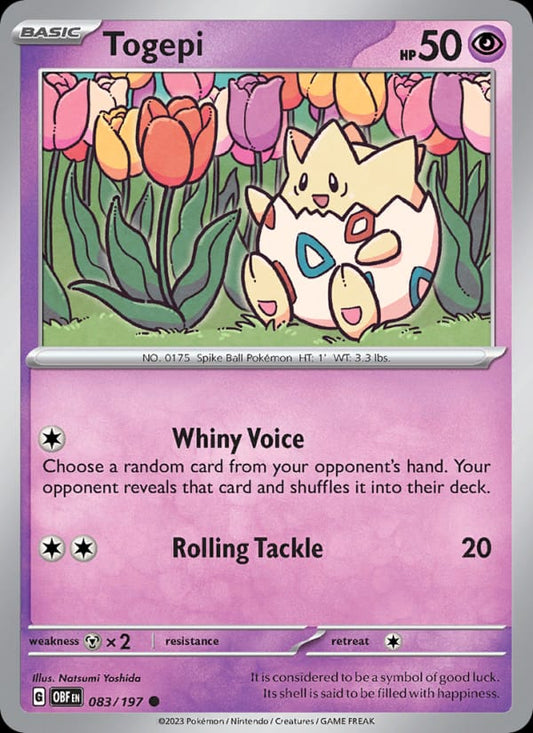 Togepi #083 — Obsidian Flames
