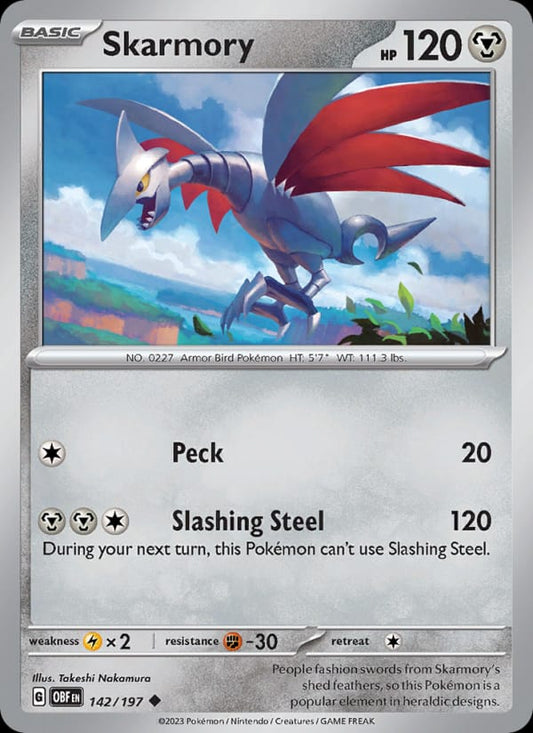Skarmory #142 — Obsidian Flames