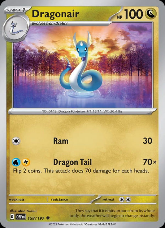 Dragonair #158 — Obsidian Flames