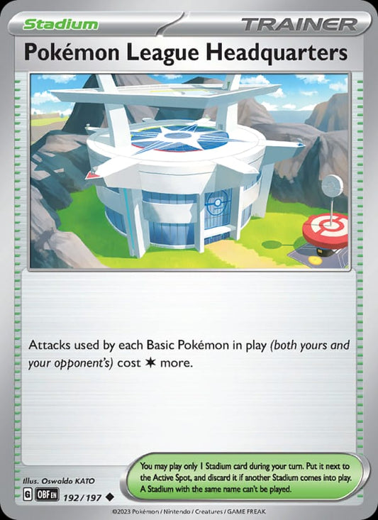 Pokémon League Headquarters #192 — Obsidian Flames