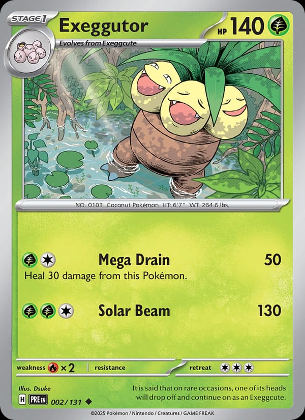 Exeggutor #002 — Prismatic Evolutions
