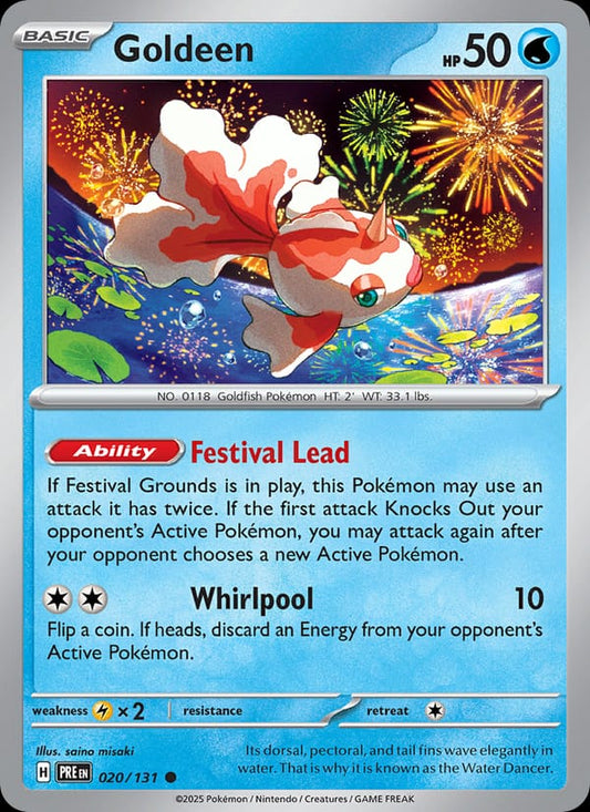 Goldeen #020 — Prismatic Evolutions
