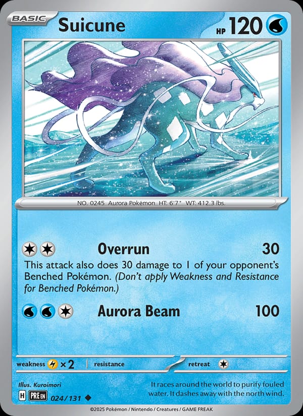 Suicune #024 — Prismatic Evolutions