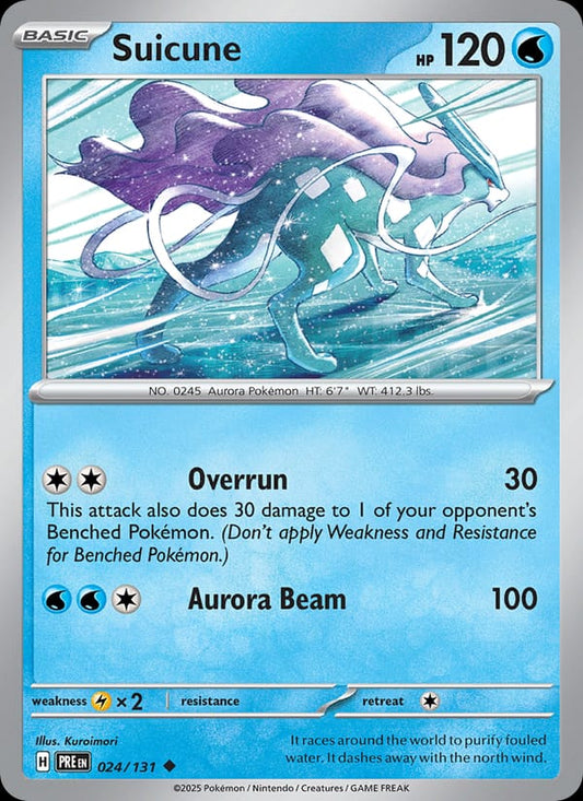 Suicune #024 — Prismatic Evolutions