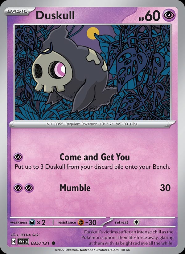 Duskull #035 — Prismatic Evolutions
