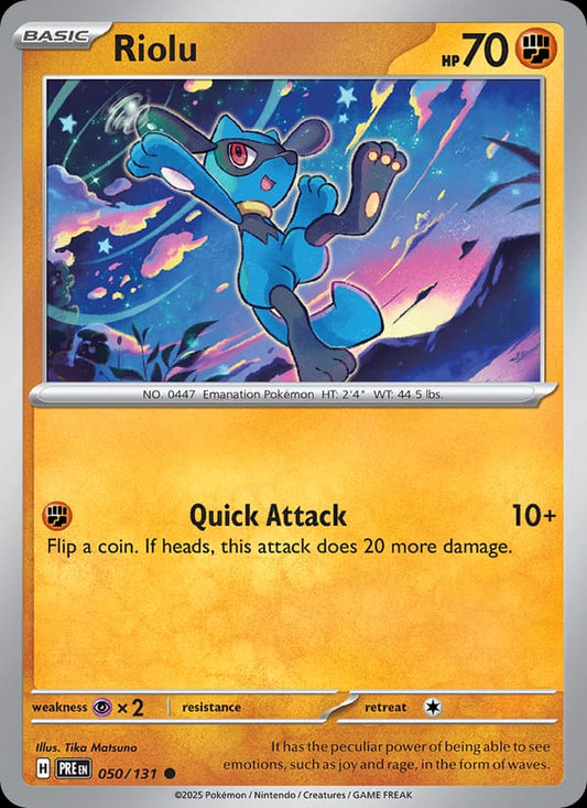 Riolu #050 — Prismatic Evolutions