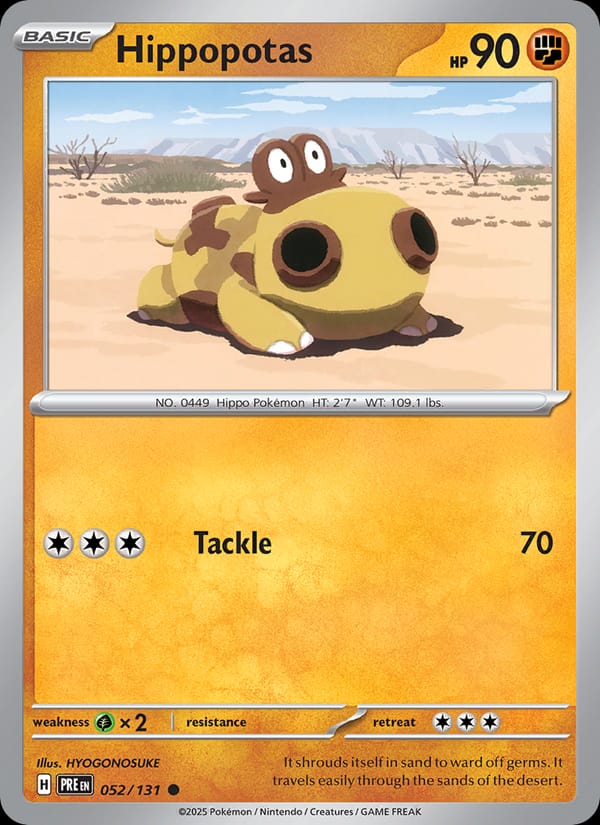 Hippopotas #052 — Prismatic Evolutions