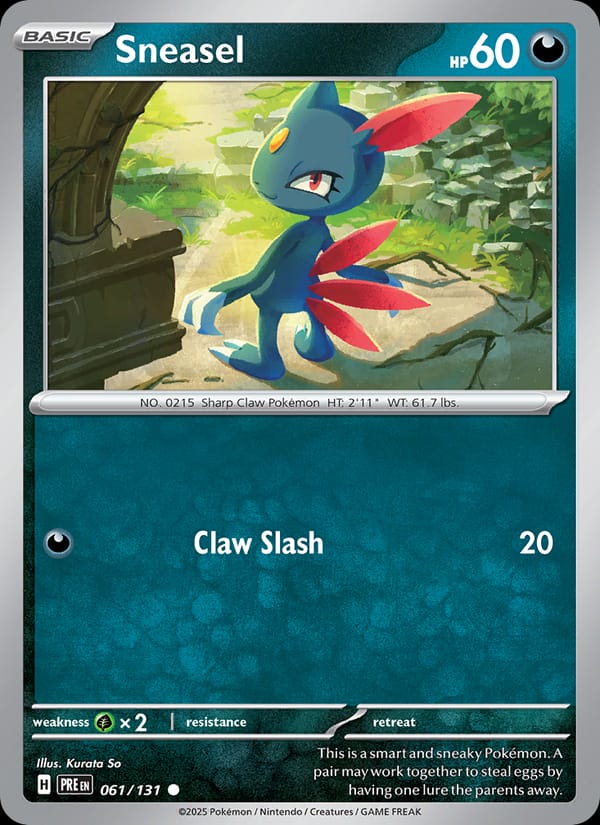 Sneasel #061 — Prismatic Evolutions