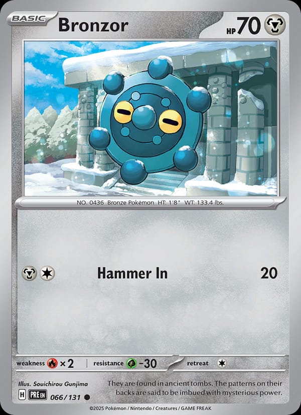 Bronzor #066 — Prismatic Evolutions