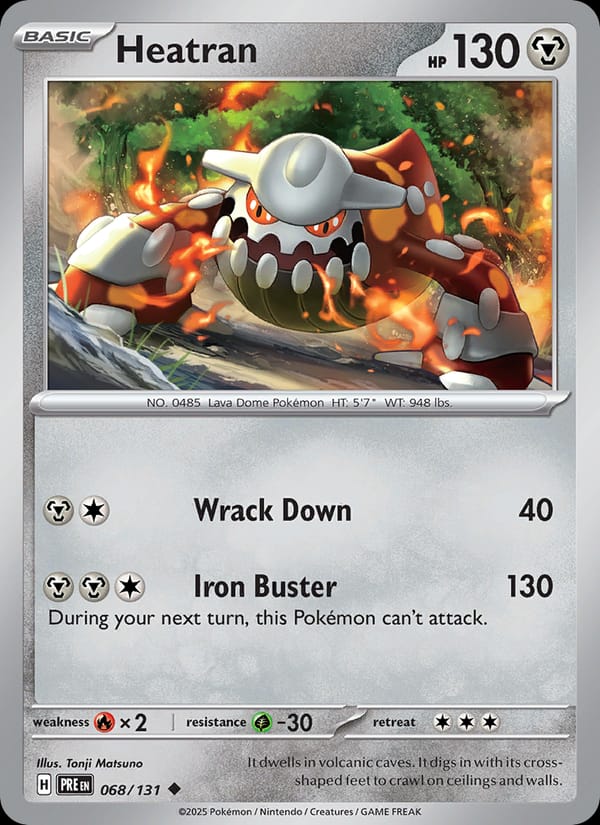 Heatran #068 — Prismatic Evolutions