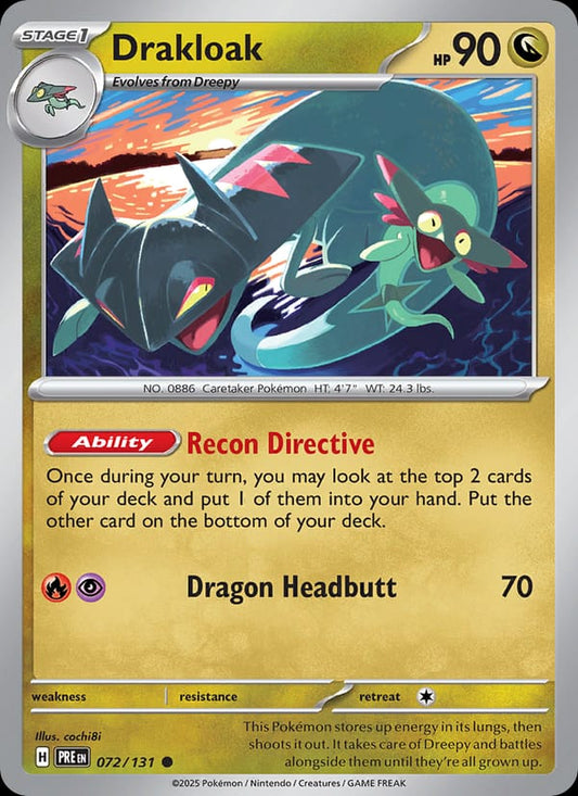 Drakloak #072 — Prismatic Evolutions