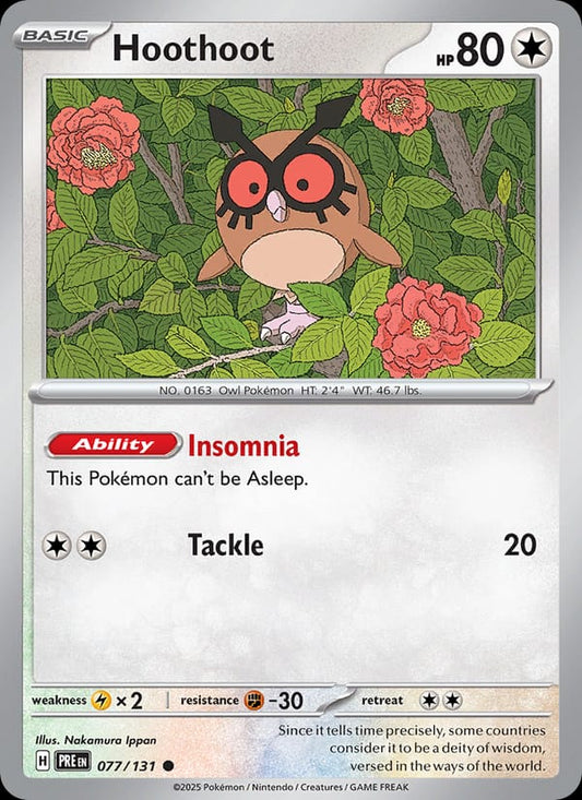 Hoothoot #077 — Prismatic Evolutions