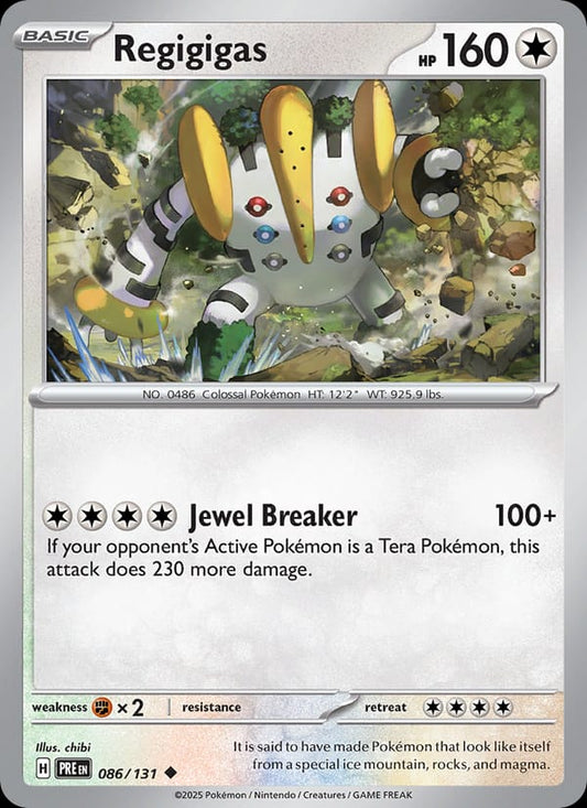 Regigigas #086 — Prismatic Evolutions