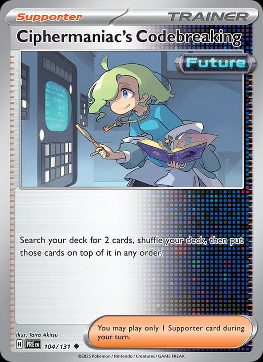 Ciphermaniac's Codebreaking #104 — Prismatic Evolutions