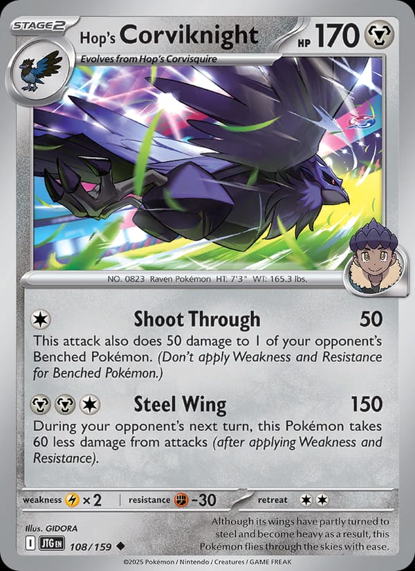 Hop's Corviknight #108 — Journey Together