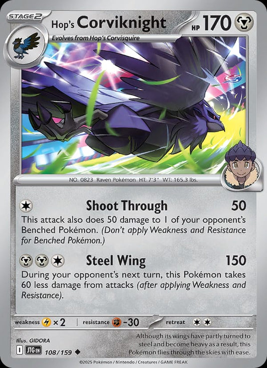 Hop's Corviknight #108 — Journey Together
