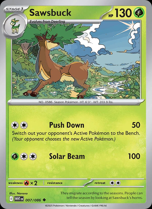 Sawsbuck #007 — White Flare