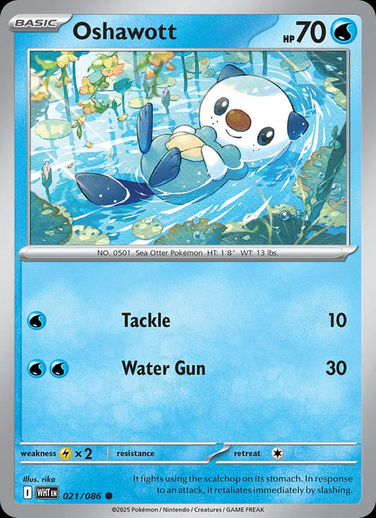 Oshawott #021 — White Flare