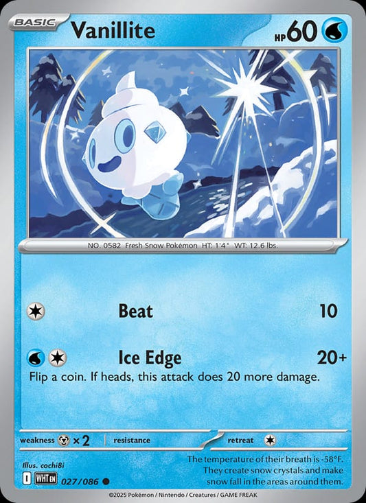 Vanillite #027 — White Flare