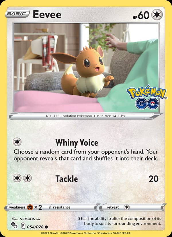 Eevee #054 — Pokémon GO