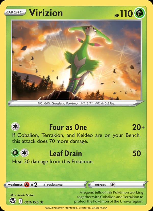 Virizion #014 — Silver Tempest