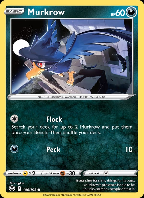 Murkrow #106 — Silver Tempest